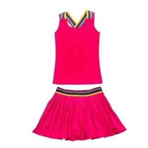 Like New Little Olin Fuchsia Active Tennis Set